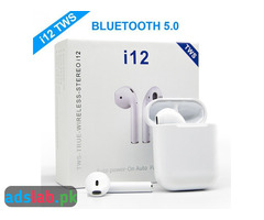 12 TWS Earbuds With Wireless Earphone 5.0 Bluetooth Touch Sensor High Quality Earbuds
