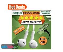 OPPO Original Handsfree Oppo Original Ear hooks Deep Base 3.5mm With-Headphones- - 1