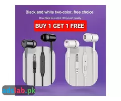 Buy one get one free Hands Free High Quality with Mic &