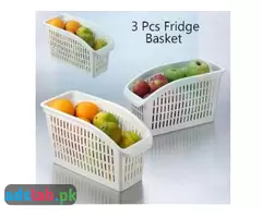 Set of 3 Organizer baskets, kitchen accessories, kitchen organizer basket, - 3
