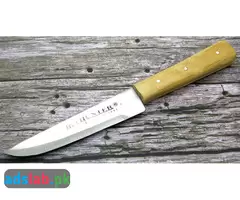 Kitchen Knife Stainless Steel Erogonomic Multi-Layered Wooden Handle Fruit Vegetable - 1