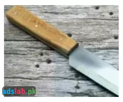 Kitchen Knife Stainless Steel Erogonomic Multi-Layered Wooden Handle Fruit Vegetable - 3