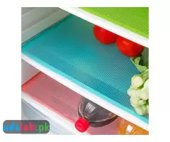 (Pack of 4 & 2)Fridge Mats Refrigerator Liners Washable Cabinet Pad Fridge Liners - 1
