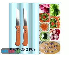 Ultra Sharpe kitchen knife for multipurpose best for cutting fruits vegetables salad 3 inches blade - 1