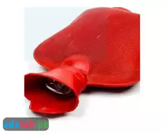 HOT WATER Bag/Bottle Natural Rubber - Red - Large Size with FREE COVER - 1