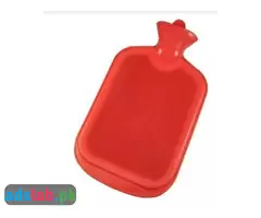 HOT WATER Bag/Bottle Natural Rubber - Red - Large Size with FREE COVER - 2