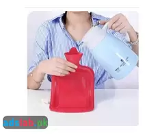 HOT WATER Bag/Bottle Natural Rubber - Red - Large Size with FREE COVER - 3