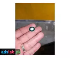 Emerald - Zamurad Stone, Emerald Claw Silver Ring - 1