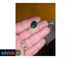 Emerald - Zamurad Stone, Emerald Claw Silver Ring - 5