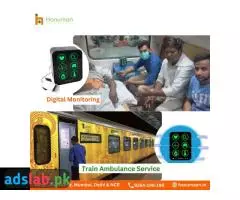 Transfer your patient safely with Train Ambulance service by Hanuman!